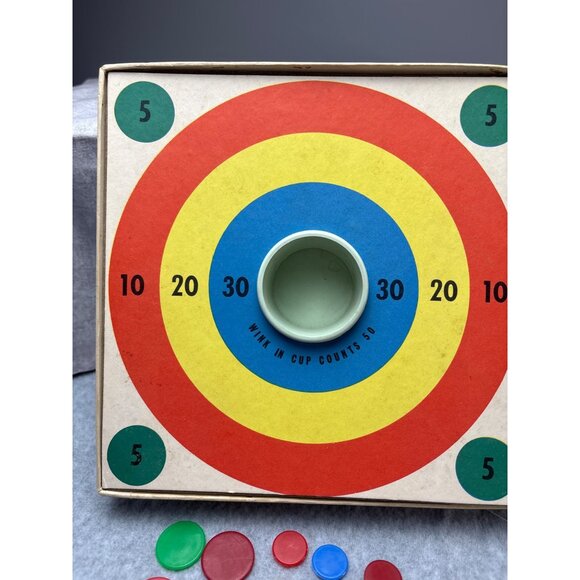 Bulls Eye Tiddly Winks Game Whitman Publishing Co. 1969 - Picture 9 of 15